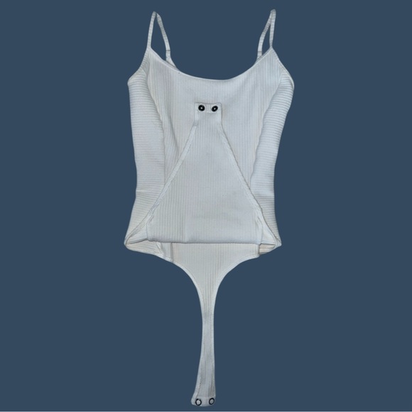 Ribbed American Eagle 2 Piece Bodysuit Top - Picture 6 of 11